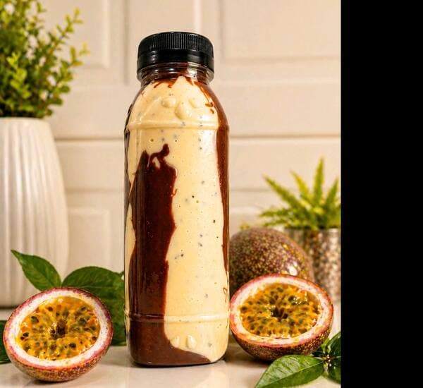 Batida de Maracujá com Nutella