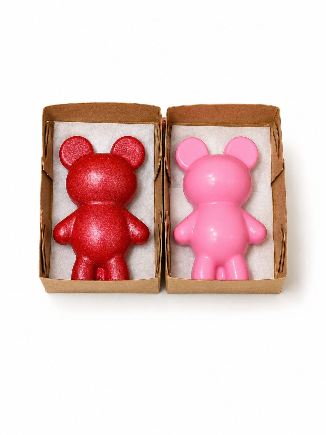 Ursinho Vermelho e Rosa